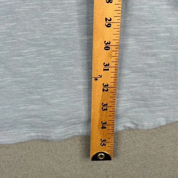 Columbia Shirt Dress Women's Small Blue Short Sleeve Pedal Flats Dress - Picture 5 of 10